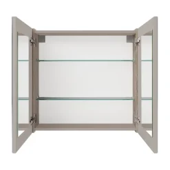 Spiegelschrank 'Compact Line' braun 70 x 68 x 15,6 cm