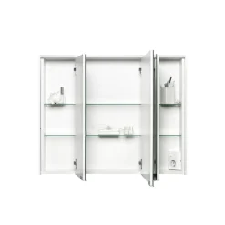 Spiegelschrank 'KHX' weiß Hochglanz 90,4 x 74 x 14,2 cm