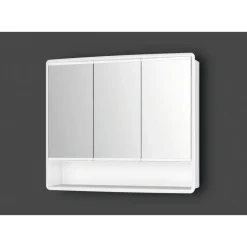 Spiegelschrank 'Lymo' weiß Hochglanz 58 x 49,5 x 14,5 cm