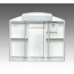 Spiegelschrank 'Rano' weiß Hochglanz 59 x 51 x 16 cm