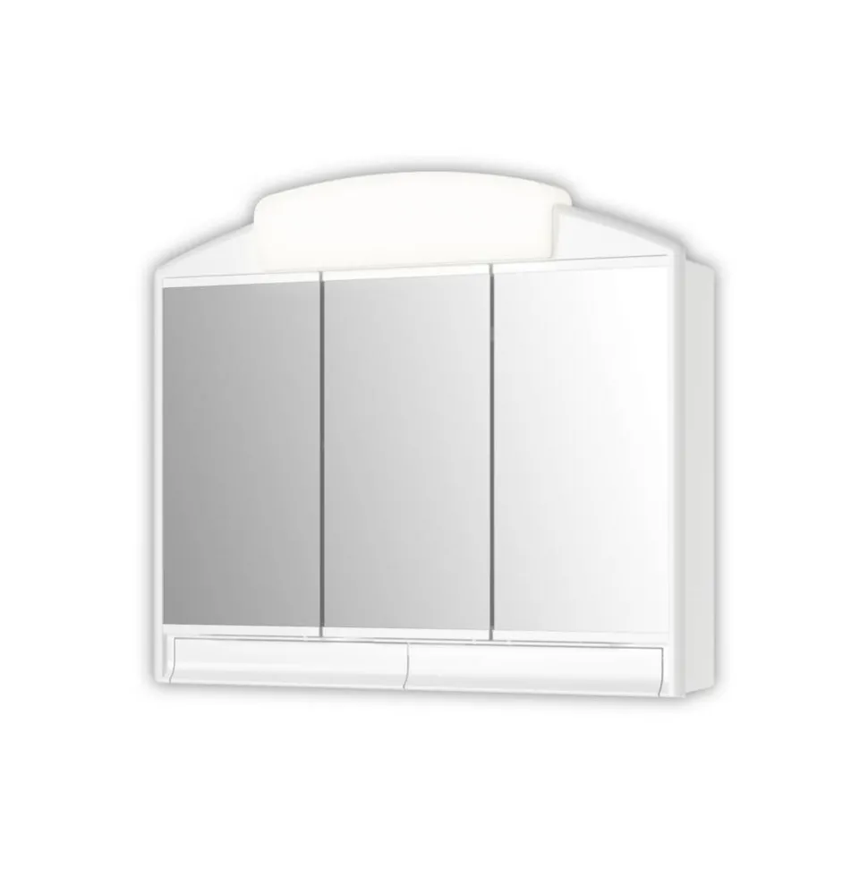 Spiegelschrank 'Rano' weiß Hochglanz 59 x 51 x 16 cm