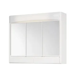 Spiegelschrank 'Saphir' weiß Hochglanz 60 x 51 x 18 cm