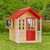 Spielhaus 'Lolla' naturfarben/rot 135 x 120 x 139 cm