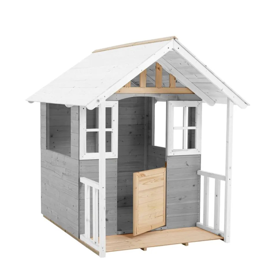 Spielhaus 'Valli' grau/weiß 137 x 121 x 140 cm
