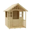 Spielhaus 'Villa' naturfarben 137 x 121 x 140 cm