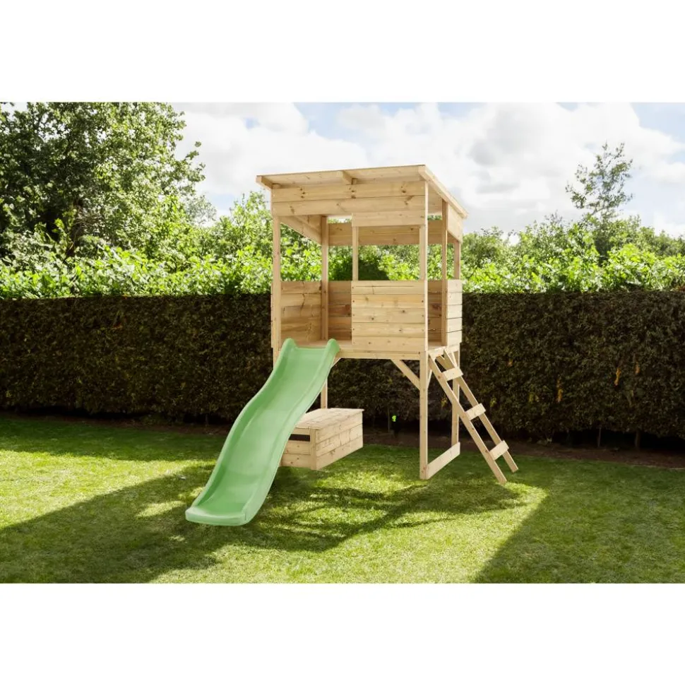 Spielhaus 'Wildnis' naturfarben 167 x 205 x 220 cm