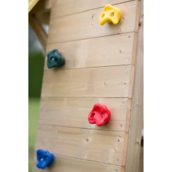 Spielturm 'Giraffe' Natur Kiefernholz 280 x 340 x 270 cm