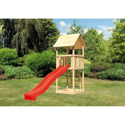 Spielturm 'Lotti' 107 x 291 cm naturbelassen