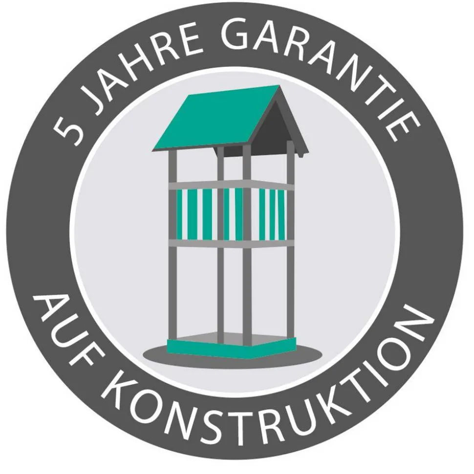 Spielturm 'Lotti' 107 x 291 cm naturbelassen