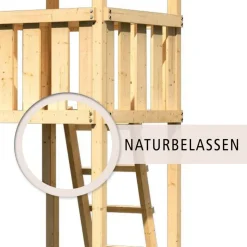 Spielturm 'Lotti' 107 x 291 cm naturbelassen