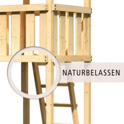 Spielturm 'Lotti' naturbelassen 107 x 107 x 291 cm