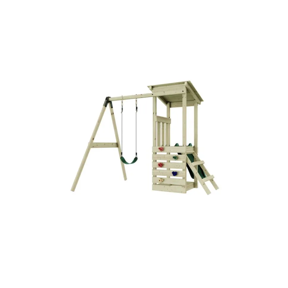 Spielturm 'Lyon' Sockelmaße 242,2 x 119,5 x 242,2 cm