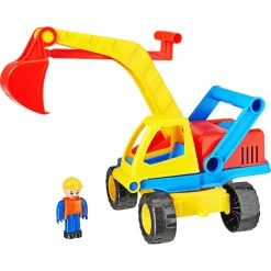 Spielzeug-Bagger bunt