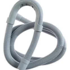 Spiral-Ablaufschlauch mit Bogen 200 cm, für Wasch- und Spülmaschine