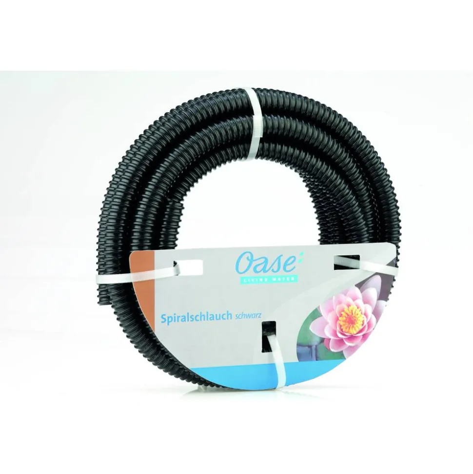 Spiralschlauch schwarz Ø 38 mm (1 1/2") 10 m