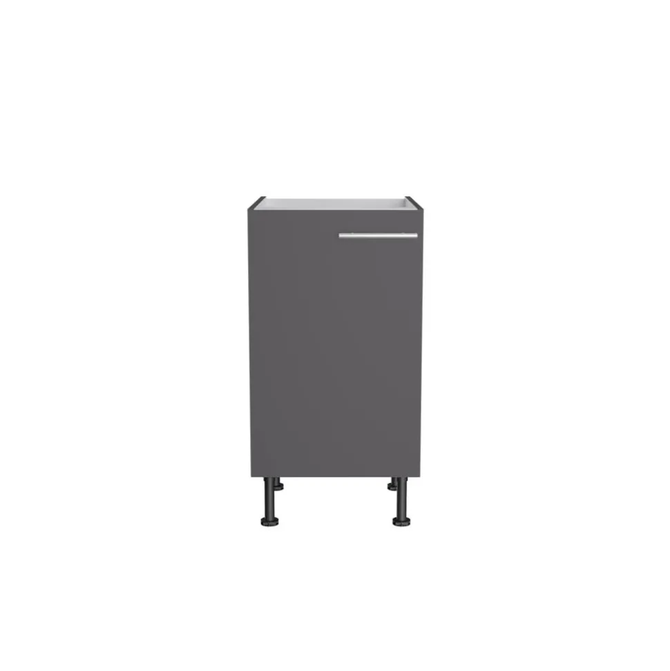 Spülenschrank 'OPTIkomfort Ingvar420' anthrazit matt 45 x 87 x 58,4 cm