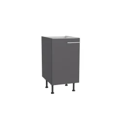 Spülenschrank 'OPTIkomfort Ingvar420' anthrazit matt 45 x 87 x 58,4 cm