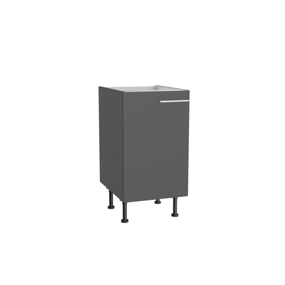 Spülenschrank 'OPTIkomfort Ingvar420' anthrazit matt 45 x 87 x 58,4 cm