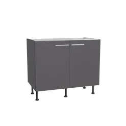 Spülenschrank 'OPTIkomfort Ingvar420' anthrazit matt 100 x 87 x 58,4 cm