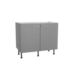 Spülenschrank 'OPTIkomfort Mats825' basaltgrau 100 x 87 x 58,4 cm