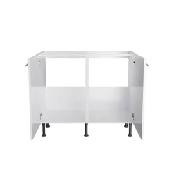 Spülenschrank 'Optikomfort Rurik986' weiß 100 x 87 x 58,4 cm