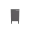 Spülenschrank 'OPTIkomfort Ingvar420' anthrazit matt 50 x 87 x 58,4 cm