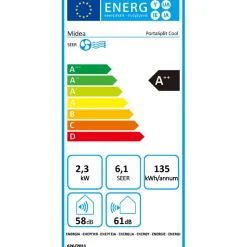 Split-Klimaanlage 'PortaSplit Cool' 8000BTU/h