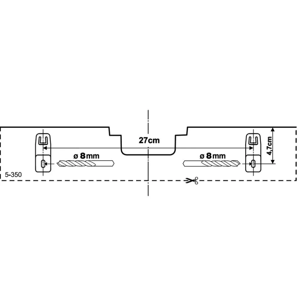 Spülkasten-Komplett-Set mit Stopp-Funktion weiß