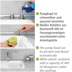 Spülmittelspender 'Monti' weiß 400 ml