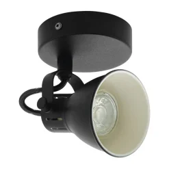 Spotleuchte 'Seras 2' schwarz Ø 10 cm