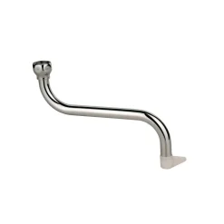 S-Rohrauslauf verchromt 1/2" x 160 mm