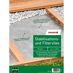 Stabilisations- und Filtervlies grau 1 x 20 m