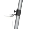 Stahlmast silberfarben für Sonnensegel Ø 240 cm