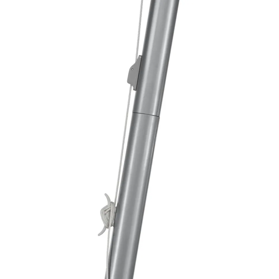 Stahlmast silberfarben für Sonnensegel Ø 240 cm