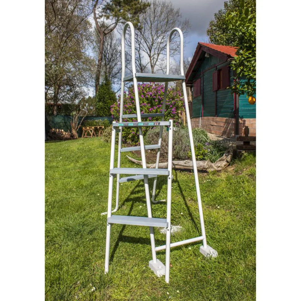 Stahlwandpool-Set 'Anthracite' Ø 350 × 132 cm