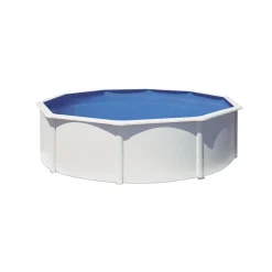 Stahlwandpool-Set 'Bora Bora' Ø 460 x 120 cm mit Sicherheitsleiter und Kartuschenfilter