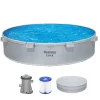 Stahlwandpool-Set 'Tanx™' grau mit Filterpumpe Ø 305 x 61 cm