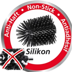 Stand WC-Garnitur 'Sulmona' 3-in-1 edelstahlfarben