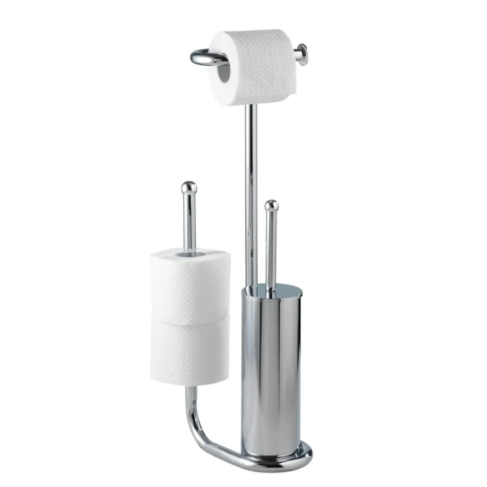 Stand WC-Garnitur 'Universalo' 3-in-1 verchromt