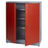 Standschrank rot 91 x 45 x 110 cm