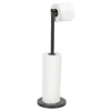 Stand Toilettenpapierhalter schwarz für 5 Rollen