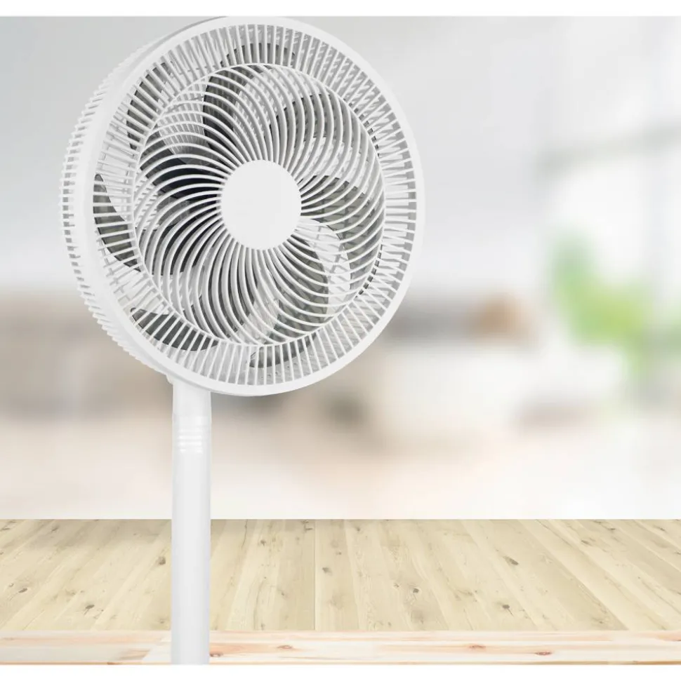 Standventilator weiß Ø 35 x 66 cm