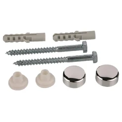 Stand-WC Befestigungssatz verchromt M6 x 70 mm