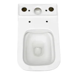 Stand-WC spülrandlos 'Aliki' inklusive WC-Sitz weiß