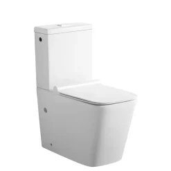 Stand-WC spülrandlos 'Aliki' inklusive WC-Sitz weiß