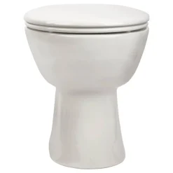 Stand-WC spülrandlos 'AquaSu' inklusive WC-Sitz weiß
