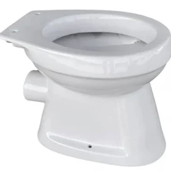 Stand-WC spülrandlos 'DNP' inklusive WC-Sitz weiß