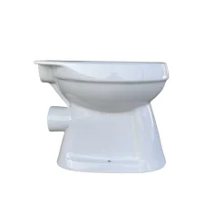 Stand-WC spülrandlos inklusive WC-Sitz weiß