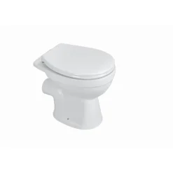 Stand-WC spülrandlos weiß