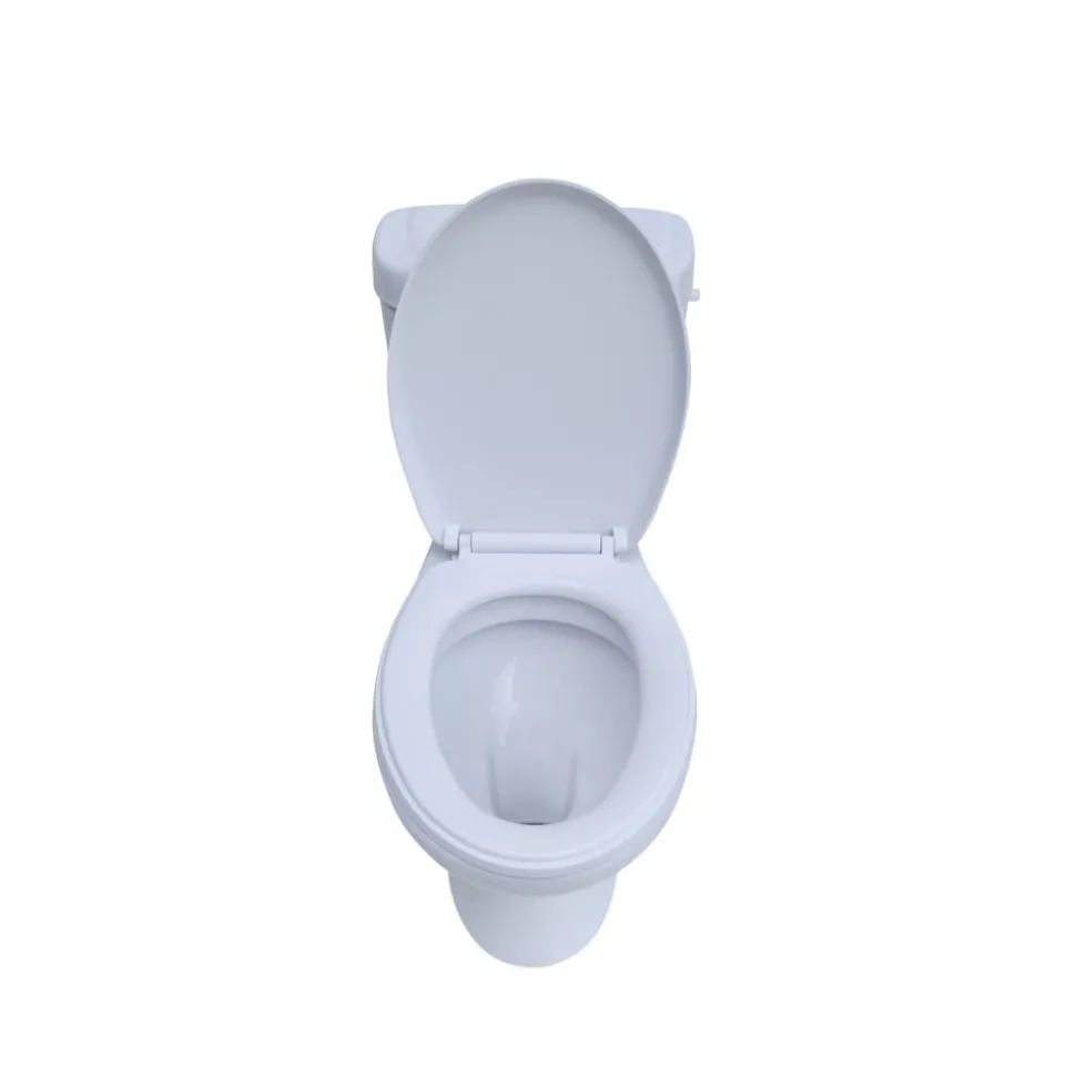 Stand-WC-Set mit Spülrand 'DNP' inklusive WC-Sitz und Spülkasten weiß